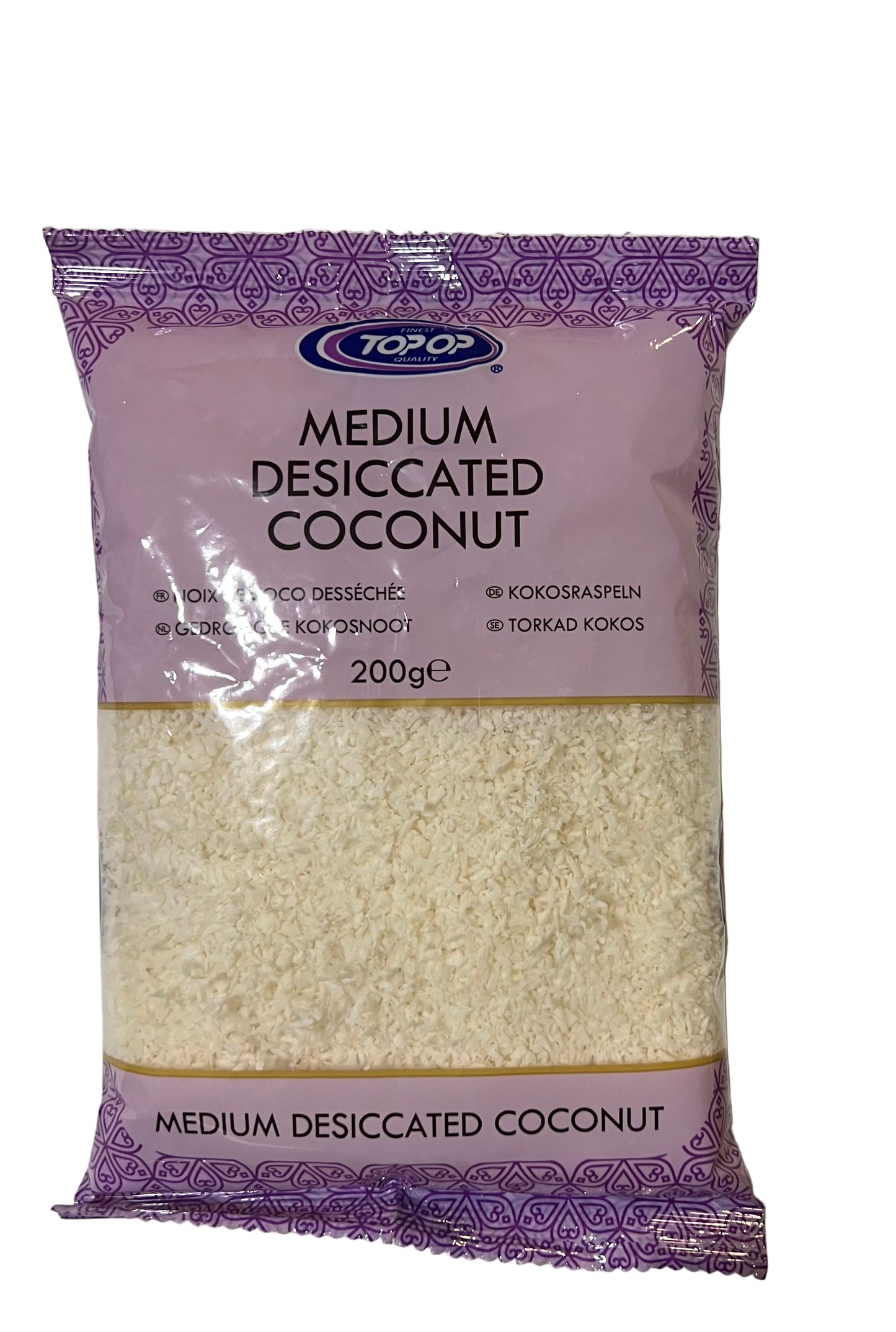 Top Op Desiccated Coconut Powder Medium 200g