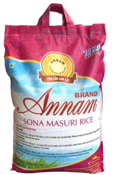 Annam Sona Masoori Rice 10kg
