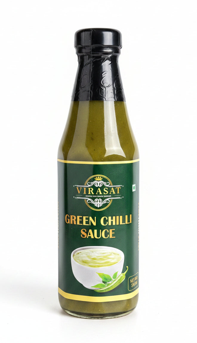 Virasat Green Chilli Sauce 335g
