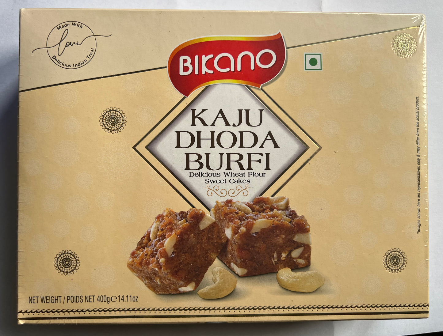 Bikano Kaju Dhoda Burfi 400g