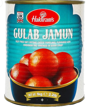 Haldiram’s Gulab Jamun in Tin(12pcs) 1 kg
