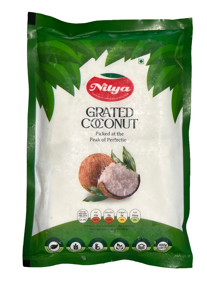 Nitya Frozen Grated Coconut 400g