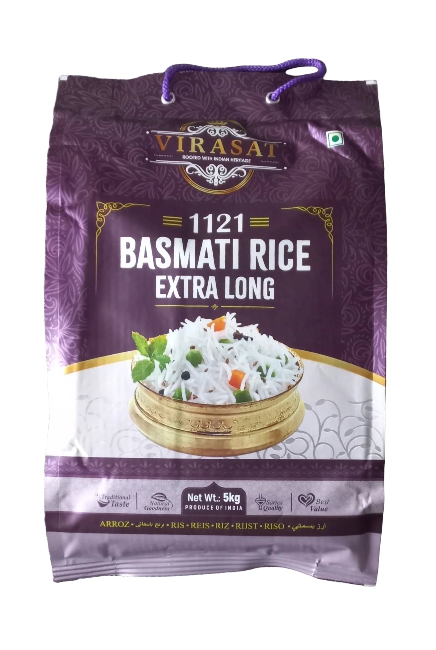 Virasat Extra Long basmati rice 5kg