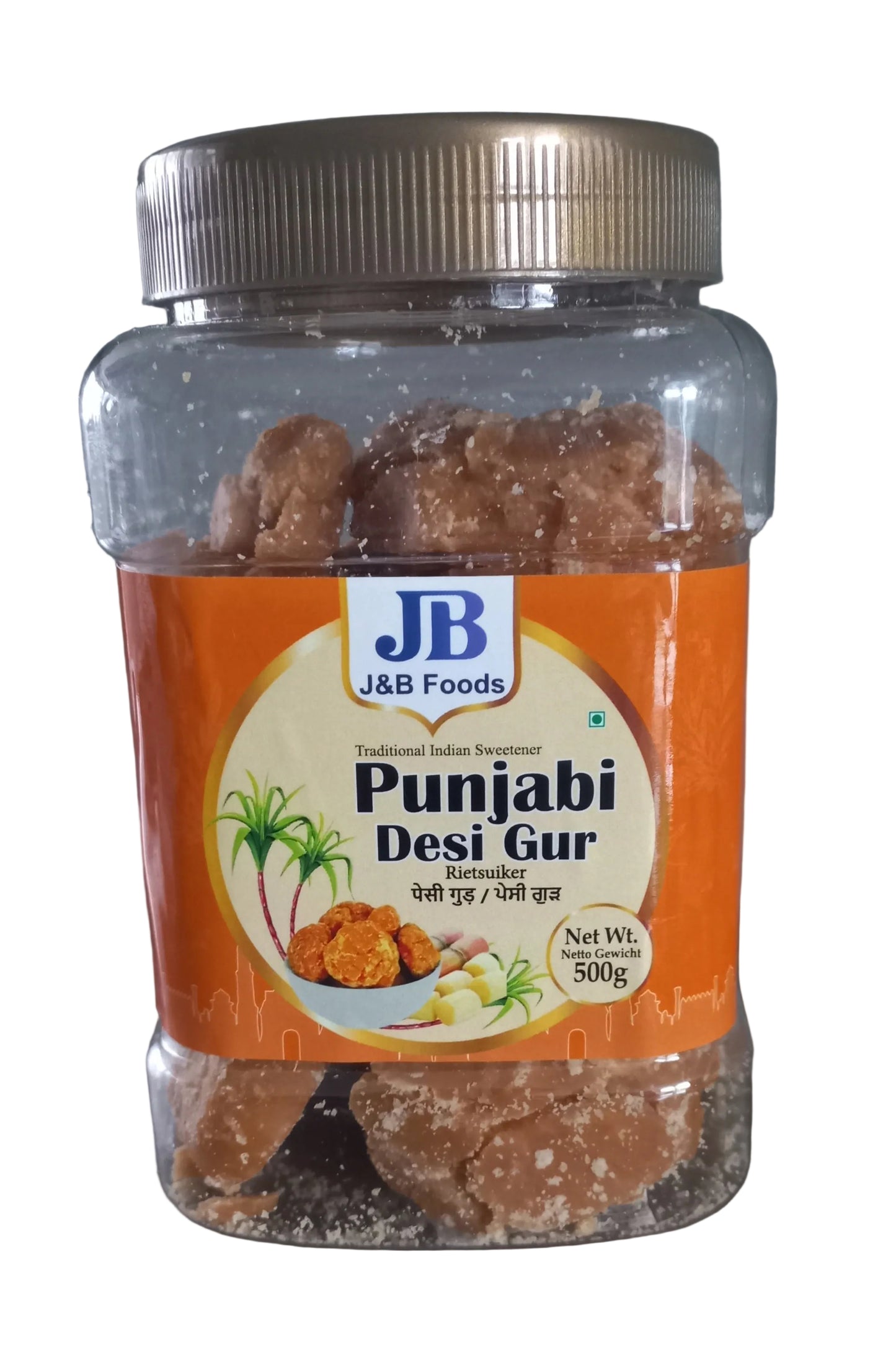 JB Punjabi Desi Gur / Jaggery 500g