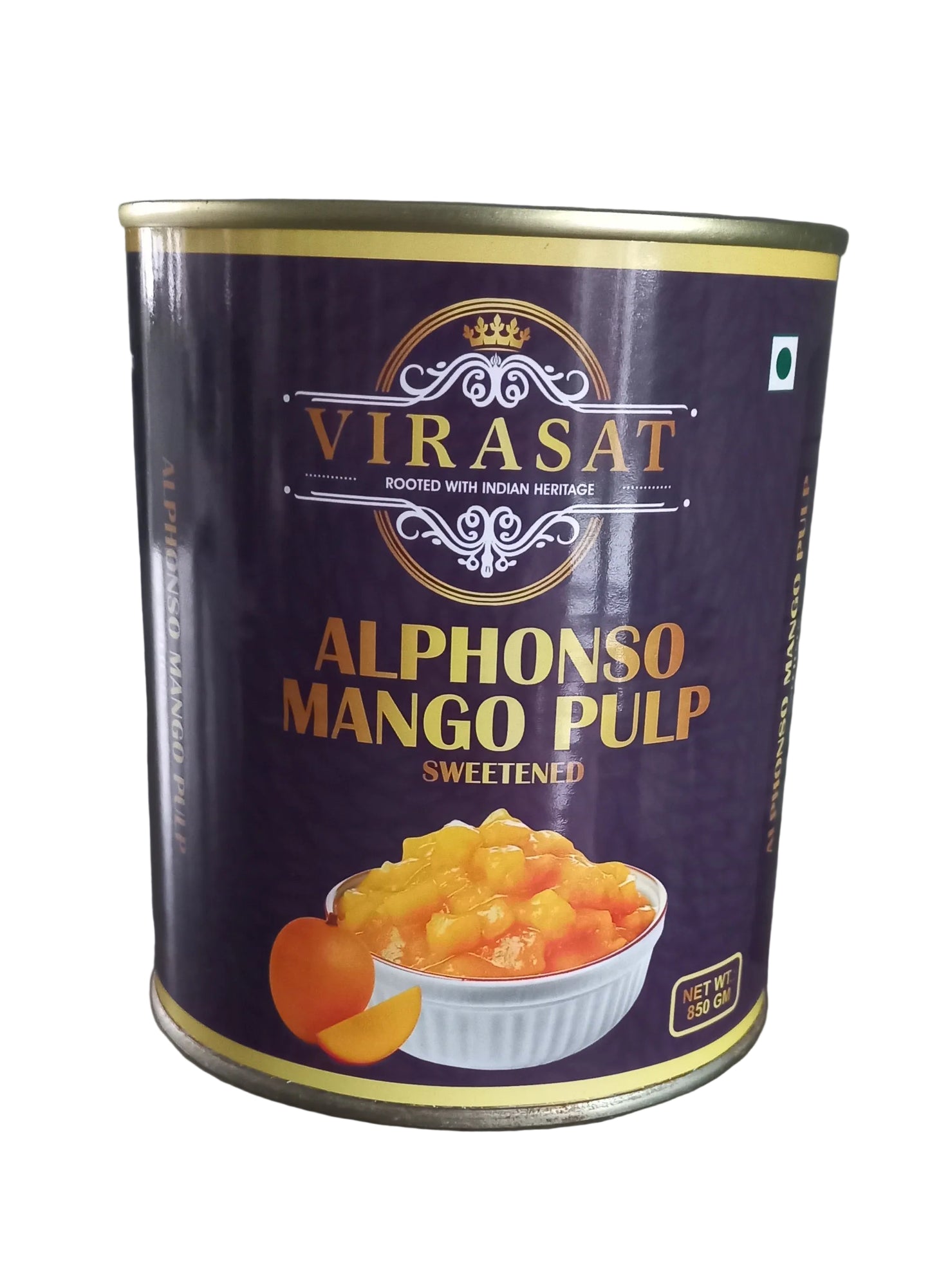 Virasat Alphonso Mango pulp 850g