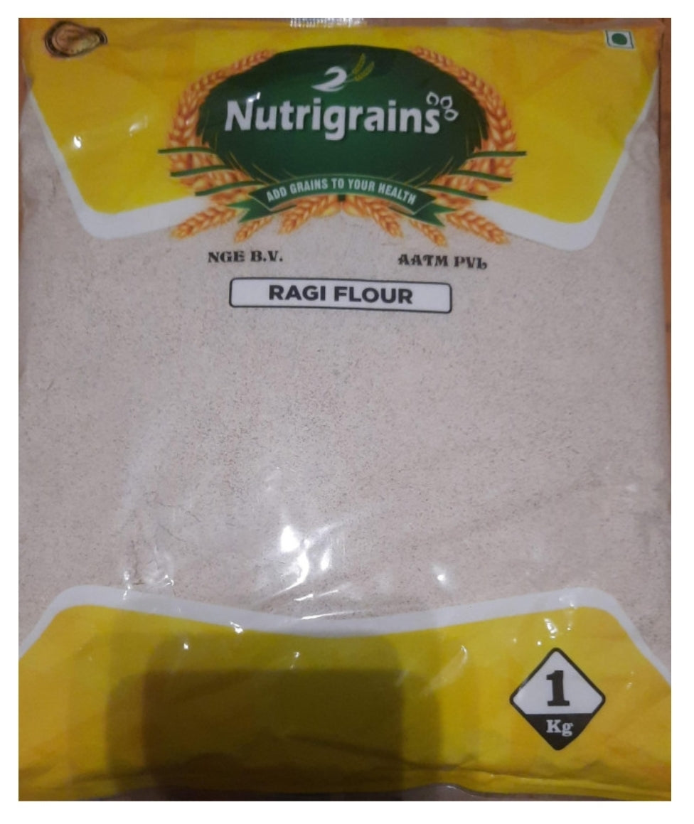 Nutrigrains Pesticides Free Ragi Flour 1KG
