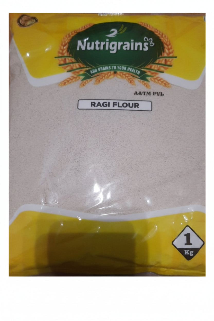 Nutrigrains Pesticides Free Ragi Flour 1KG
