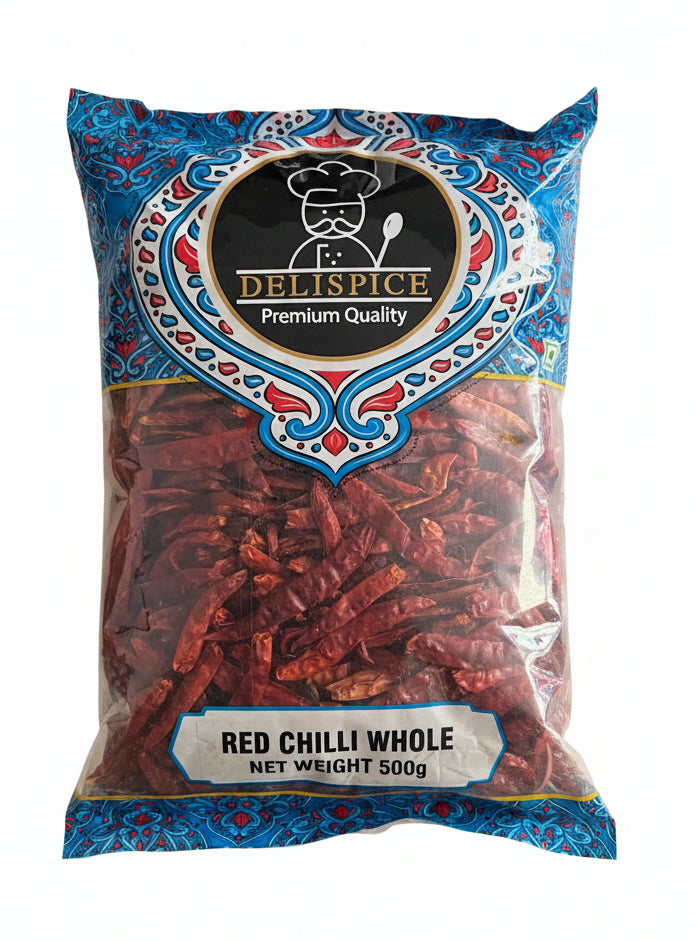 DeliSpice Dried Red Chillies 500g