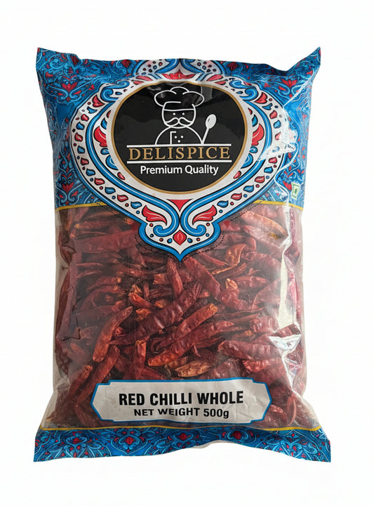 DeliSpice Dried Red Chillies 500g