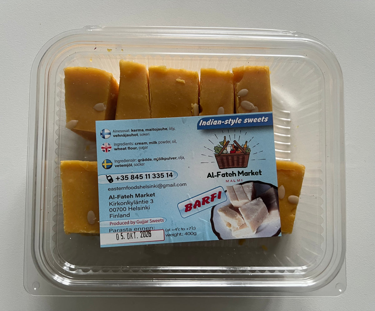 Barfi sweet box 400g (Fresh sweets)