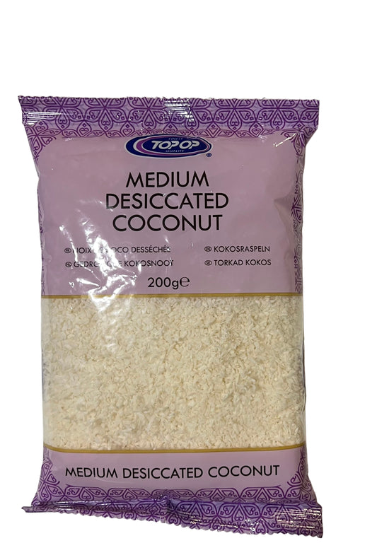 Top Op Desiccated Coconut Powder Medium 200g
