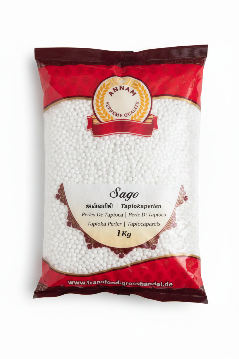 Annam Sago Seeds (Sabudana) 1kg