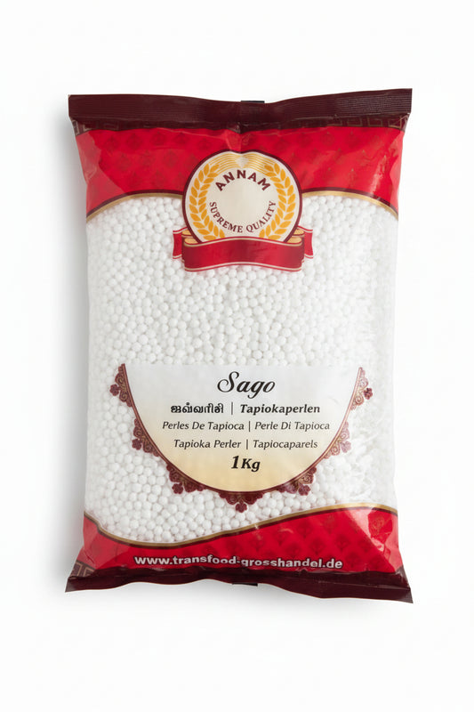 Annam Sago Seeds (Sabudana) 1kg