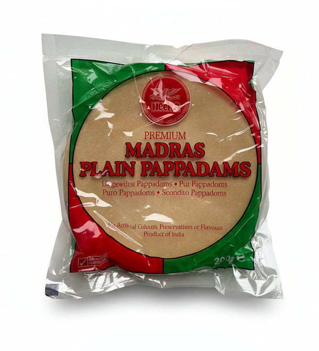 Heera Madras Poppadams (Papad) 200g