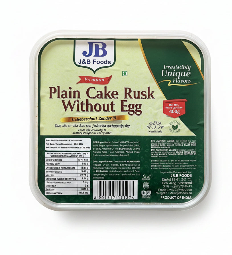JB Plain Cake Rusk 400g (without Egg)