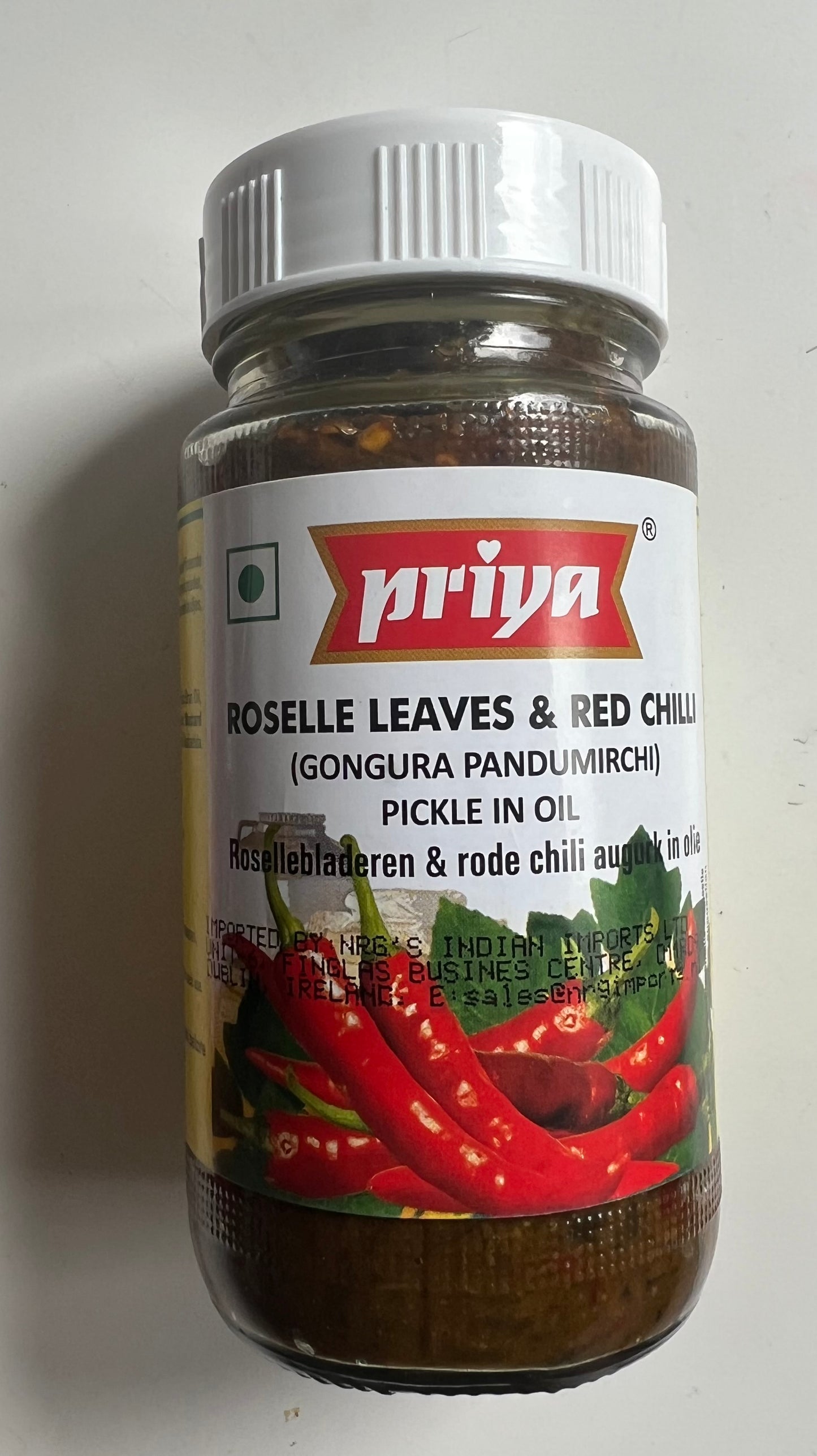 Priya Gongura (Roselle) & Red Chilli Pickle 300g