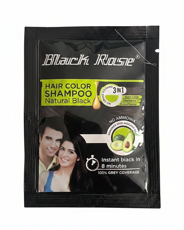Black Rose Henna Hair Color Shampoo 15g