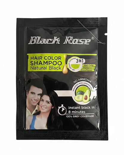Black Rose Henna Hair Color Shampoo 15g