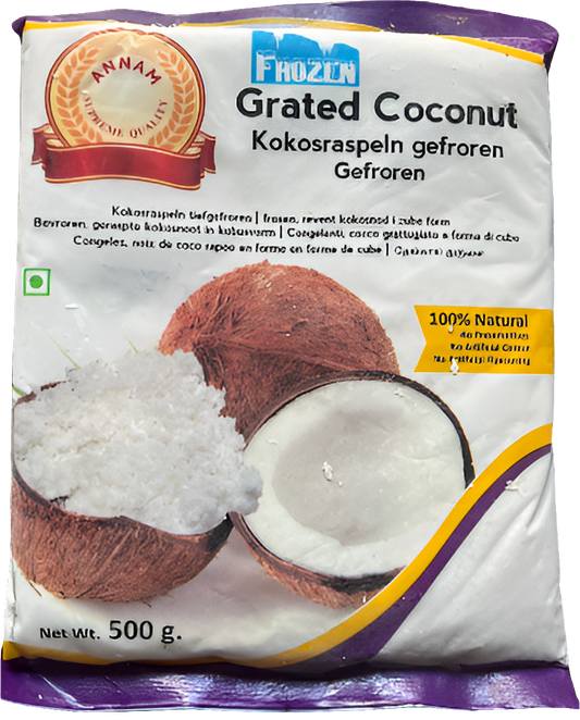 Annam Frozen Grated coconut 500g
