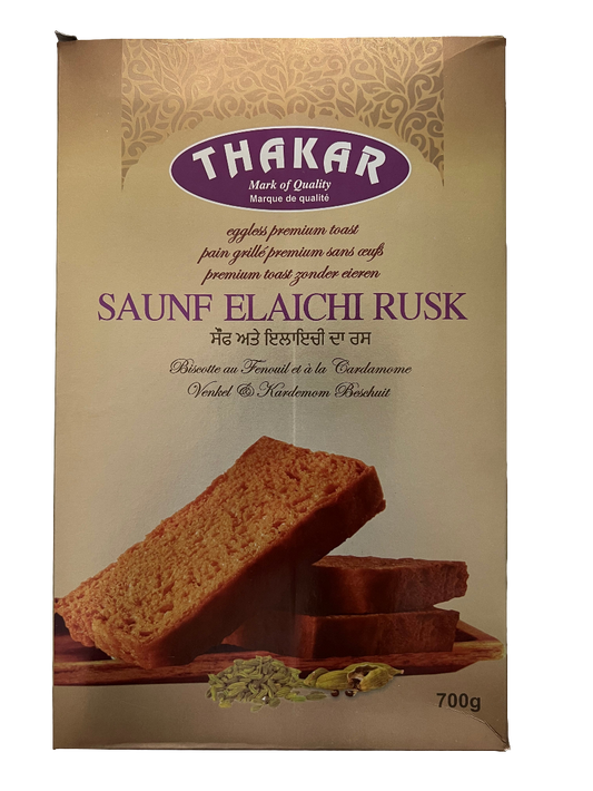 Thakar Soonf Elachi Rusk 700g