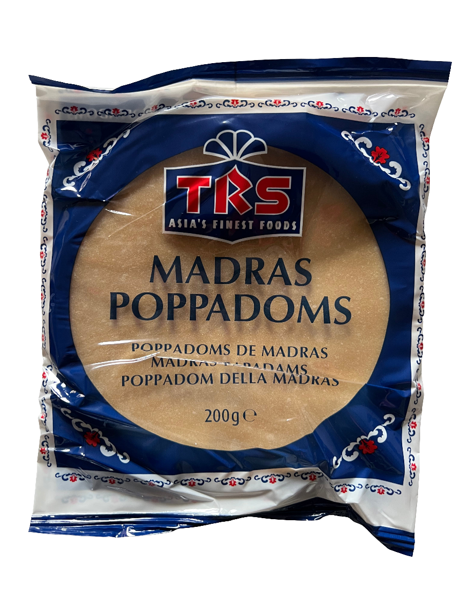 TRS Madras Poppadams (Papad) 200g