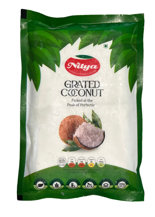 Nitya Frozen Grated Coconut 400g