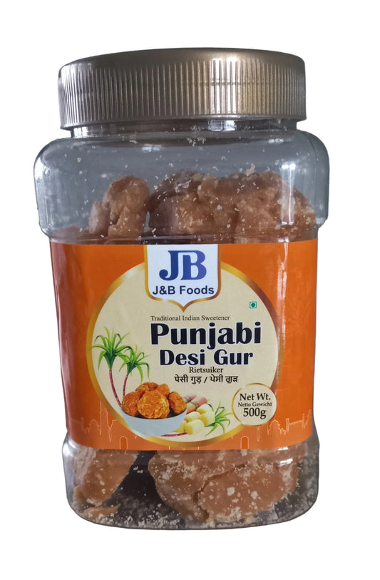JB Punjabi Desi Gur / Jaggery 500g