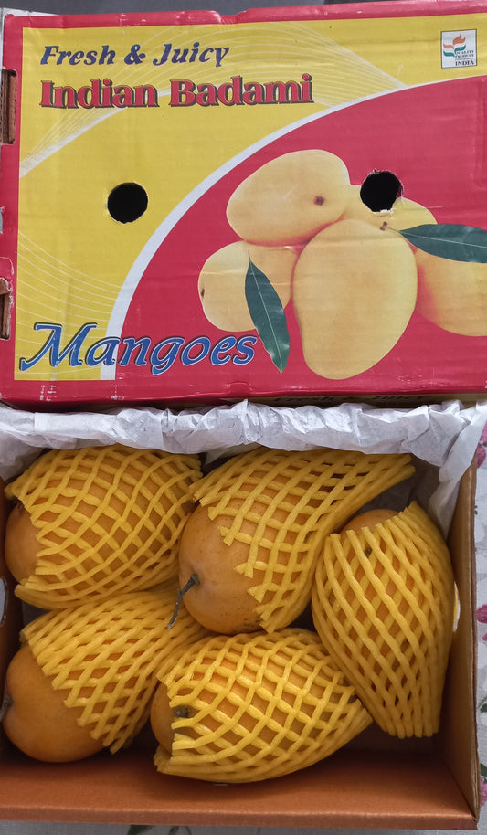 Badami Mangoes 1.5kg Box (5 to 6pcs)